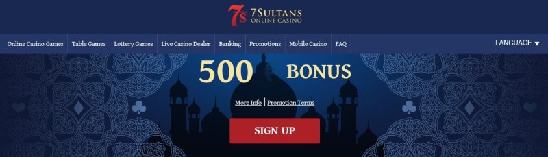 Get Winning With Top Casino Games At 7Sultans Casino