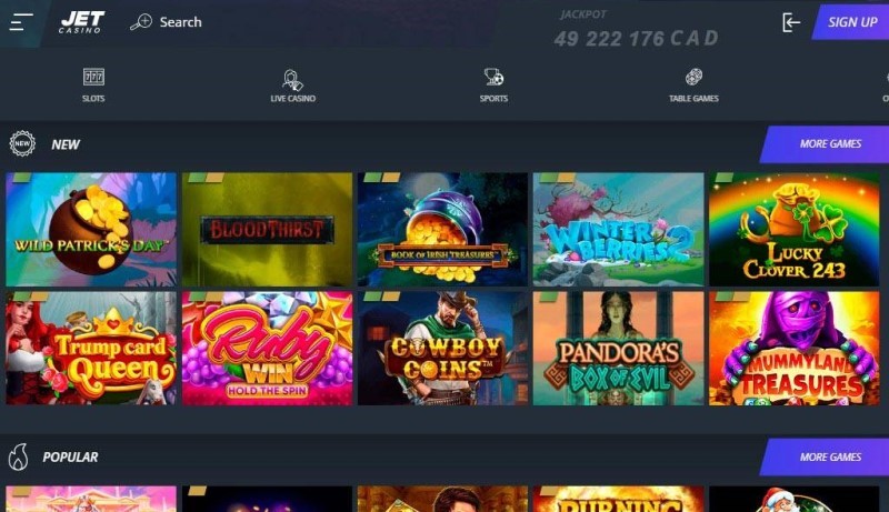 jet casino review